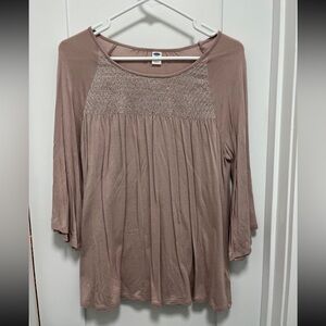 Old Navy 3/4 Length Sleeve Blouse Medium